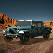 A complete 3D model of a hard-surface car - Jeep Gladiator. Introduction to 3D Vehicle Modeling by Alber Silva. Un progetto di Modellazione 3D, 3D e Design di automobili di Imron Khakimov - 19.09.2023
