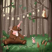 My project for course: Digital Illustration: Create a Colorful Nature Scene. Traditional illustration, Digital Illustration, and Naturalistic Illustration project by alc92130 - 09.17.2023