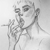 Meus trabalhos. Sketchbook, Traditional illustration, Pencil Drawing, and Portrait Drawing project by Thiago Cordeiro - 09.21.2023