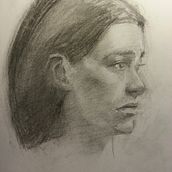 Woman portrait charcoal . Un progetto di Disegno di ritratti di philstore - 21.09.2023