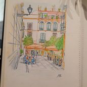 Mi proyecto del curso: Sketchbook ilustrado con lápices de colores. Traditional illustration, Fine Arts, Sketching, Pencil Drawing, Drawing, Artistic Drawing, and Sketchbook project by mmarbastida - 09.21.2023
