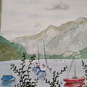 Mein Abschlussprojekt für den Kurs: Wasserlandschaften in Aquarell malen . % jolie_s tarafından hazırlanan Tablo, Sulubo, a Resim, Doğalcı İllüstras, Ve on projesi - 09.21.2023