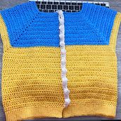 Mi proyecto del curso: Top-down: prendas a crochet de una sola pieza. Fashion Design, Fiber Arts, DIY, Crochet, and Textile Design project by parito500 - 09.21.2023