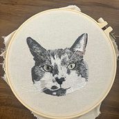 Mi proyecto del curso: Needle painting para principiantes. Embroider, Naturalistic Illustration, and Textile Design project by paula.vilches7 - 09.21.2023