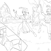 Meu projeto do curso: Fundamentos do desenho de pessoas a partir da imaginação Avatar fanart @joujiart Ein Projekt aus dem Bereich Traditionelle Illustration, Bildende Künste, Skizzenentwurf, Bleistiftzeichnung, Zeichnung, Artistische Zeichnung und Anatomische Zeichnung von joujiart - 05.09.2023