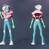 Jade. Character Design, and Digital Drawing project by Chance Ledford - 06.27.2021