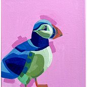 Mein Abschlussprojekt für den Kurs: Stilisierte Acrylmalerei: Erforsche Farbe und Form. Un proyecto de Pintura y Pintura acrílica de Fran - 22.09.2023