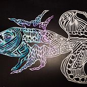 Il mio progetto del corso: Introduzione al papercut con la tecnica kiri-e. Traditional illustration, Arts, Crafts, Paper Craft, and DIY project by Tiziana B. - 09.22.2023