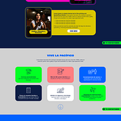 Landing Admisión UP. Web Design, Design, and UX / UI project by Viviam Nicole Goyzueta - 09.22.2023