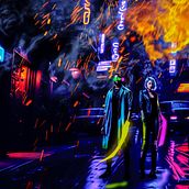 Meu projeto do curso: projeto cyberpunk 01. Photograph, Photograph, Post-production, Photo Retouching, Digital Photograph, Fine-Art Photograph, and Photomontage project by Gabriel Ansaldi - 09.22.2023