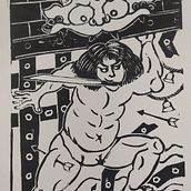 Mi proyecto del curso: Grabado contemporáneo en linóleo Ein Projekt aus dem Bereich Traditionelle Illustration, Design von Figuren, Handwerk, Bildende Künste, Prägung und Illustration mit Tinte von Jaume Pomares Tarín - 23.09.2023