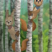 Milek the elf and his forest friends. Un proyecto de Ilustración digital e Ilustración infantil de h2njdz9q98 - 23.09.2023