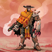 Character Design for Concept Art - PA Western Cyborg. Un progetto di Character design, Illustrazione digitale, Videogiochi, Arte concettuale, Progettazione di videogiochi e Illustrazione tradizionale di a_torrents - 23.09.2023
