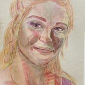 Annabelle. Watercolor Painting project by Beth Deese - 09.23.2023