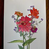 My project for course: Botanical Sketchbooking: A Meditative Approach. Un progetto di Illustrazione tradizionale, Bozzetti, Disegno, Pittura ad acquerello, Illustrazione botanica e Sketchbook di Laurie Moxley - 22.09.2023