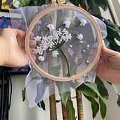 Algodón bordado en tul. Un projet de Broderie, Design , Beaux Arts , et Conception de produits de Johana Ramirez - 03.08.2020