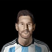 Modelado 3d de Lionel Messi . 3D Modeling project by Enzo Oliva - 09.25.2023
