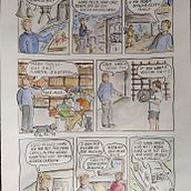 Mein Abschlussprojekt für den Kurs: Autobiografischer Comic: Illustriere deine Erlebnisse. Traditional illustration, Writing, Comic, Pencil Drawing, Digital Illustration, Stor, telling, Communication, Ink Illustration, and Narrative project by Regina Störk - 09.25.2023