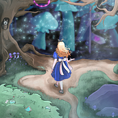 Mon projet du cours : Peinture atmosphérique sur Procreate : du concept à la couleur Ein Projekt aus dem Bereich Digitale Illustration, Digitale Zeichnung und Editorial Illustration von fengry - 25.09.2023