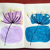 Mi proyecto del curso: Patrones botánicos en sketchbook: conquista la página en blanco. Traditional illustration, Pattern Design, Botanical Illustration, and Sketchbook project by fbastian28 - 09.25.2023