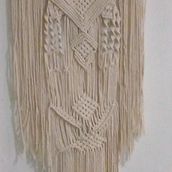 Técnicas de macramé circular y Dechado.. Arts, Crafts, Decoration, Fiber Arts, Macramé, and Textile Design project by Karina Herrera - 09.25.2023