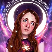 Mi proyecto del curso: Retratos digitales de fantasía con Photoshop. Traditional illustration, Drawing, Digital Illustration, Portrait Drawing, Digital Drawing, and Digital Painting project by Victor Villagómez Hernández - 09.19.2023