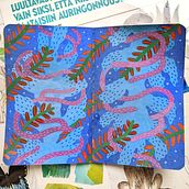 My project for course: Botanical Patterns in a Sketchbook: Conquer the Blank Page. Un progetto di Illustrazione tradizionale, Pattern design, Illustrazione botanica e Sketchbook di makikwkmi - 26.09.2023
