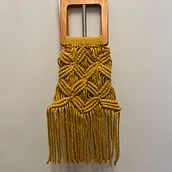 Meu projeto do curso: Design e criação de bolsas em macramê. Design, Accessor, Design, Arts, Crafts, Sewing, Fiber Arts, Macramé, and Textile Design project by aranha2908 - 09.22.2023