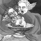 Cherubs. Traditional illustration, Fine Arts, Ink Illustration, and Artistic Drawing project by Sarah Medina Rojas - 09.26.2023