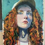 My project for course: Contemporary Oil Portraiture. Projekt z dziedziny Trad, c, jna ilustracja,  Sztuki piękne,  Malarstwo i Malarstwo olejowe użytkownika Patricia Ochoa - 26.09.2023