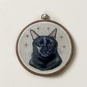 My project for course: Embroidered Pet Portraits: The Thread Painting Technique. Embroider, Naturalistic Illustration, and Textile Design project by nivasininv - 09.27.2023