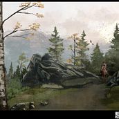 RED DEAD REDEPTION (fan art). Concept Art, Digital Illustration, and Game Design project by Javi Sellés Moltó - 04.04.2018