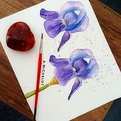 Mon projet du cours : Illustration botanique à l’aquarelle. Un progetto di Illustrazione tradizionale, Belle arti, Pittura, Disegno, Pittura ad acquerello e Illustrazione botanica di Audrey Jadevamens - 06.09.2023