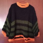 Mi proyecto del curso: Introducción al tejido de punto de prendas oversize . % Fabiola Hernández tarafından hazırlanan Aksesuar Tasarımı, Moda Tasarımı, El, af Sanatları, Ve Örgü örmek projesi - 09.24.2023
