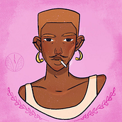 Pretty boy made on procreate. Digital Illustration project by Nander Rosalino - 08.30.2023