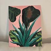 Painting along. Traditional illustration, Fine Arts, Painting, Acr, lic Painting, and Botanical Illustration project by luiz_c_roma_jr - 09.27.2023