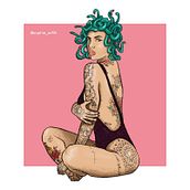 Inked Girls . % Sophie Attanasio tarafından hazırlanan Dijital İllüstras, Ve on projesi - 09.27.2023