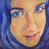 Lini Capelli  Retrato con pintura al óleo: Valentina. Fine Arts, Painting, and Oil Painting project by Aline Vargas - 09.27.2023