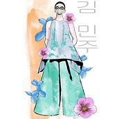 childhood roots. Un proyecto de Ilustración tradicional e Ilustración de moda					 de fashell - 27.09.2023