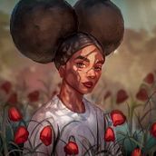 My project for course: Digital Portraits: Draw Female Characters in Natural Light. Projekt z dziedziny Projektowanie postaci, Ilustracja c i frowa użytkownika yurii_desh - 25.09.2023