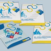 DISEÑO DE PUBLICACIONES DGT EDUCACIÓN VIAL. Een project van Redactioneel ontwerp, Grafisch ontwerp,  Ontwerp y  Art direction van Gabriela Argibay - 24.01.2018