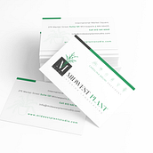 Logo e Imagen Corporativa Midwest Plant Studio - USA. Een project van  Br, ing en identiteit, Grafisch ontwerp y  Art direction van Gabriela Argibay - 15.06.2021