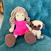 My project for course: Crochet Techniques: Make Amigurumi Characters. Un proyecto de Artesanía, Diseño de juguetes, Tejido, DIY, Crochet, Amigurumi y Diseño textil de Rosa Martha Celorio - 28.09.2023