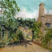 Burford, The Cotswolds. Sketchbook project by kris.hill10 - 08.15.2023