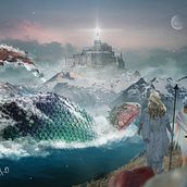 El Mostruo del Lago Nes. Design, Traditional illustration, Photograph, Graphic Design, Concept Art, Digital Painting, and Matte Painting project by dean852008 - 09.29.2023