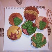 Mi proyecto del curso: Decoración artística de cupcakes con buttercream. Un proyecto de DIY de Alexandra Castañeda - 29.09.2023