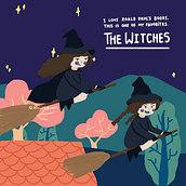 The Witches (Roald Dahl). Character Design, Digital Drawing, and Children's Illustration project by deaelysia - 11.17.2021