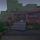 Mi proyecto del curso: Modelado de escenarios low poly para videojuegos. 3D, and 3D Modeling project by Madison Apartado - 09.22.2023