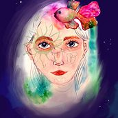 My project for course: Illustrated Portrait in Watercolor. Traditional illustration, Fine Arts, Painting, Drawing, Watercolor Painting, Portrait Drawing, and Artistic Drawing project by bybzkstudio - 09.26.2023
