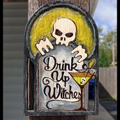 Drink Up Witches Magnet. Painting project by Mark Orlando - 09.29.2023
